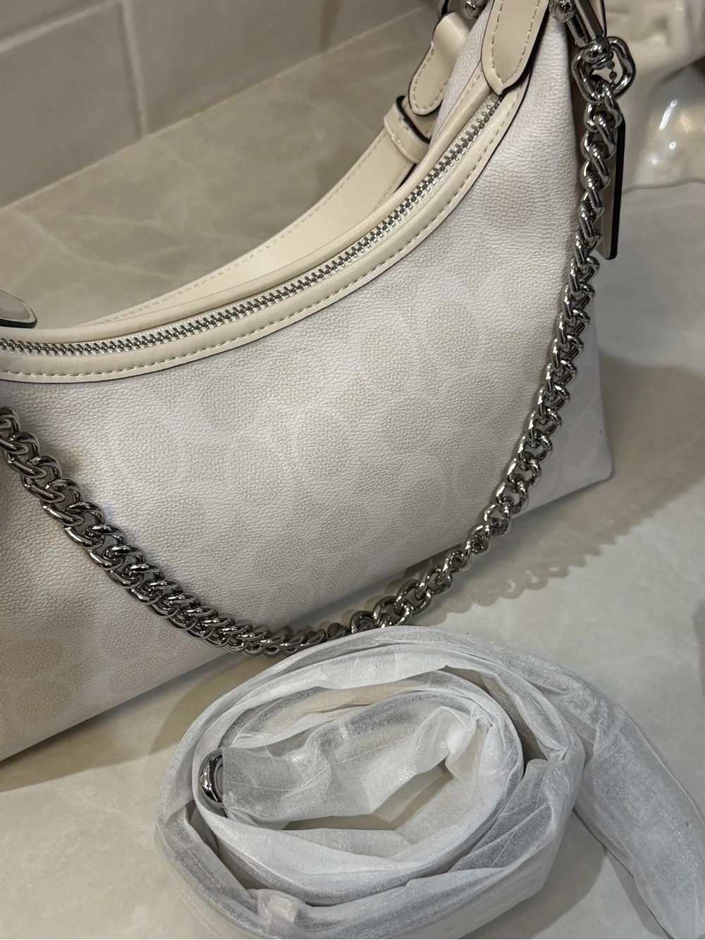 COACH CAM26 JULIET WHITE CHALK